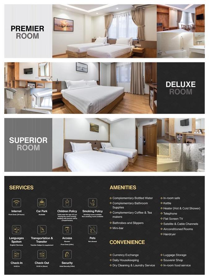 The Gandamar Hotel , Yangon Eksteriør bilde
